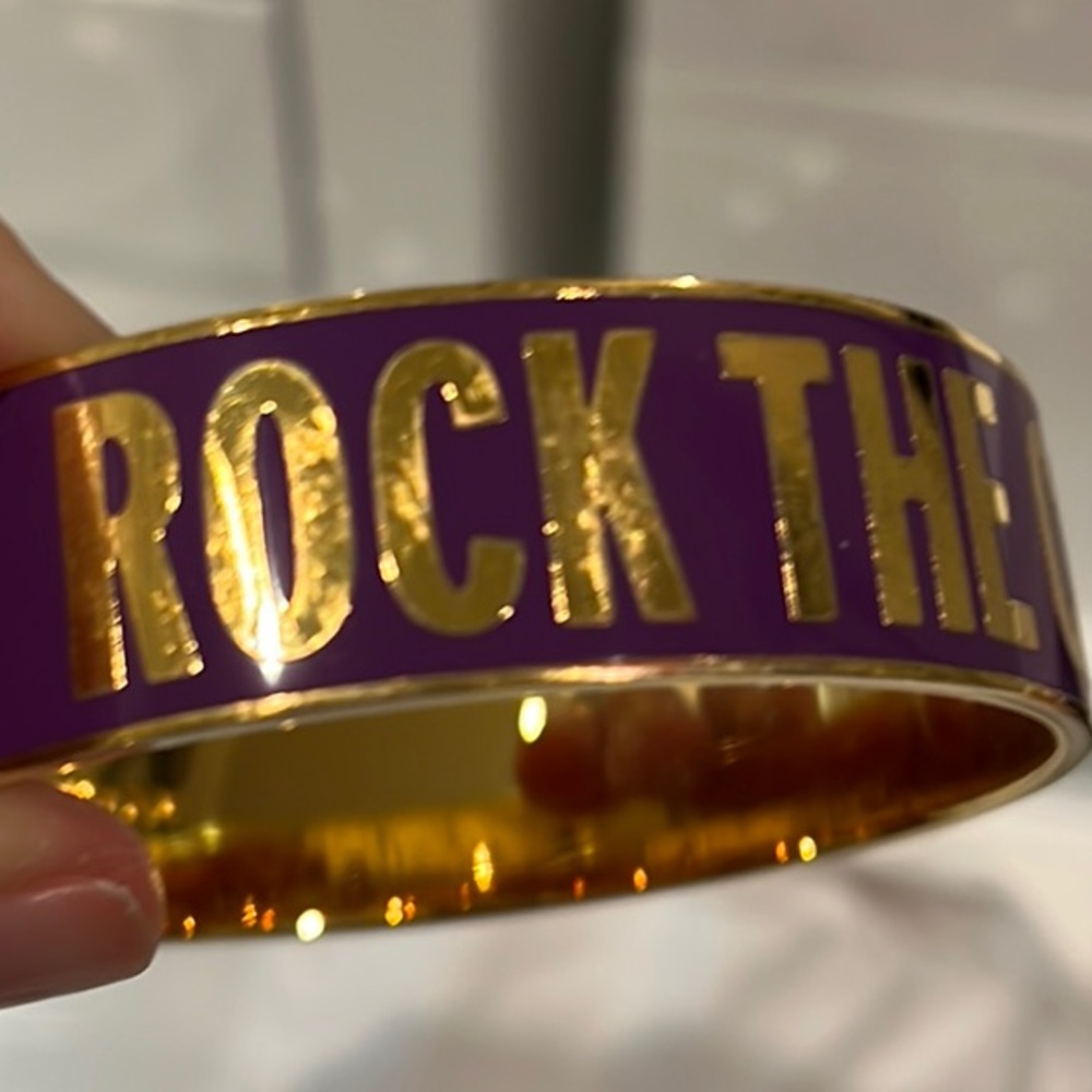 Kate Spade Purple and Gold Bracelet